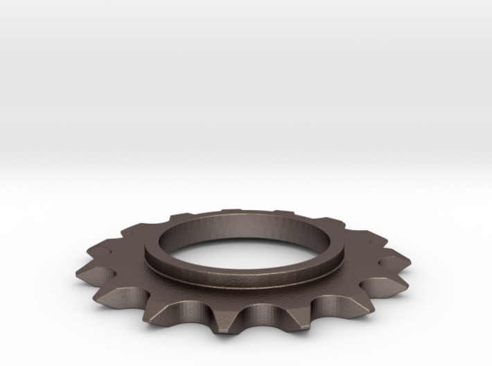 24mm Bicycle Track Sprocket Pendant 15t 3d printed 