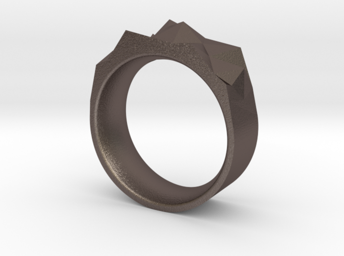 Triangulated Ring - 19mm 3d printed