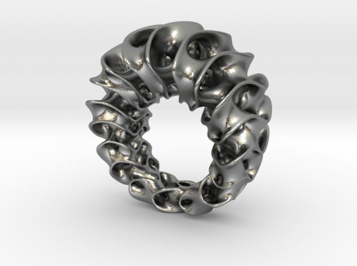 Gyroid Ring 3d printed