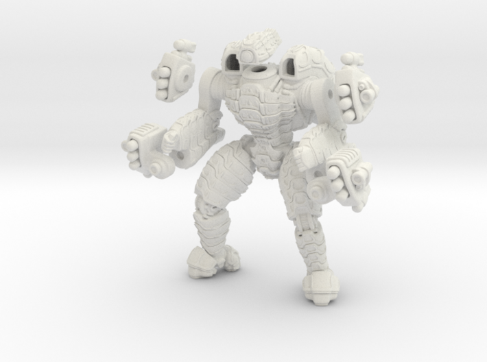 Mech suit with twin missile pods. (10) 3d printed