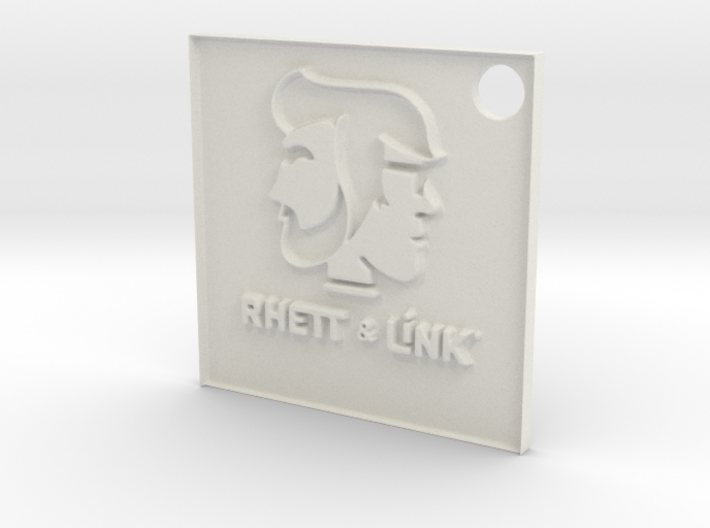 Rhett and Link Tag 3d printed