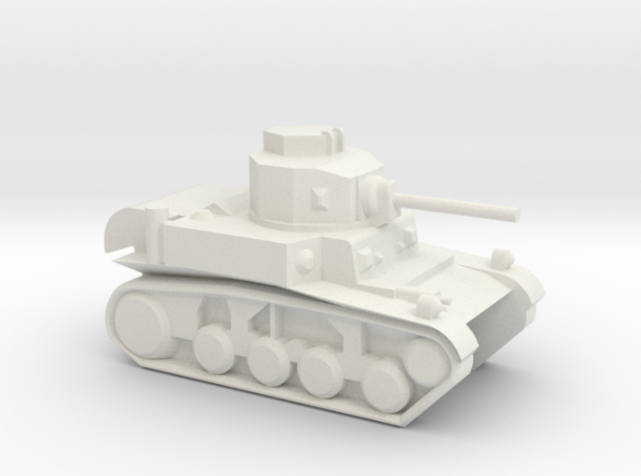 M3 Stuart (6mm, 1:300 scale) 3d printed