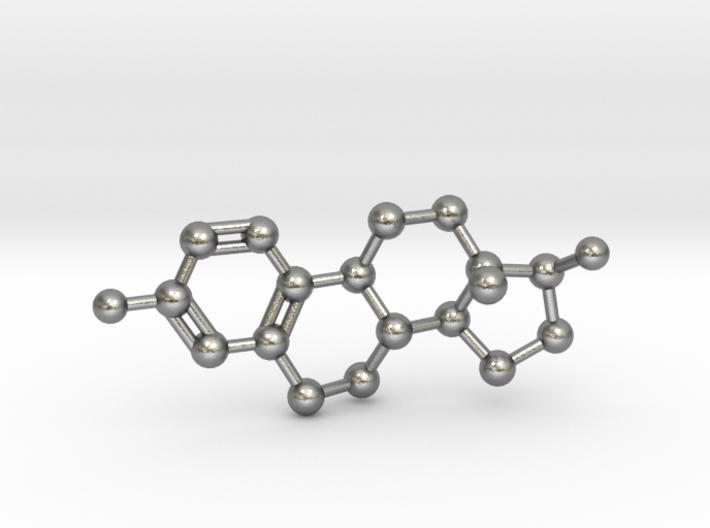 Estrogen (Estradiol) Molecule Pendant BIG 3d printed