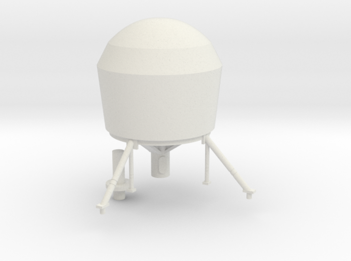 1:96 scale large dome for Ticonderoga 3d printed