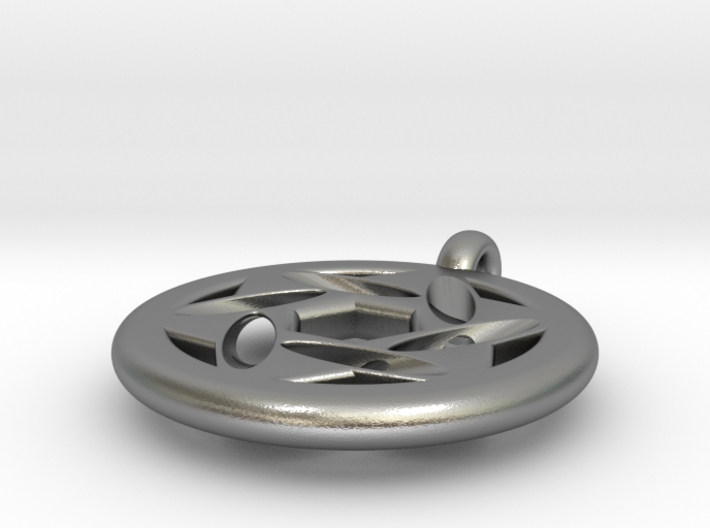star of david pendant (variation) 3d printed