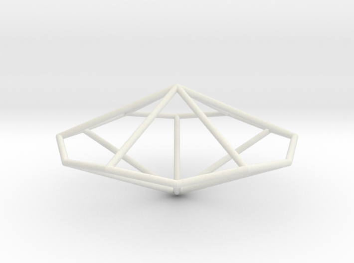 HexagonalTrapezohedron 70mm 3d printed