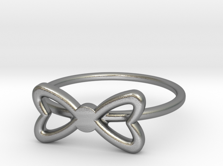 Knuckle Bow Ring, subtle and chic. 3d printed