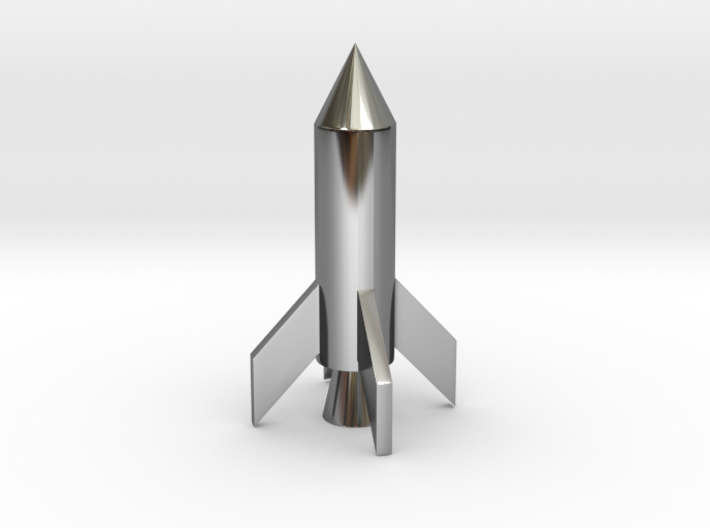 Basic rocket 3d printed