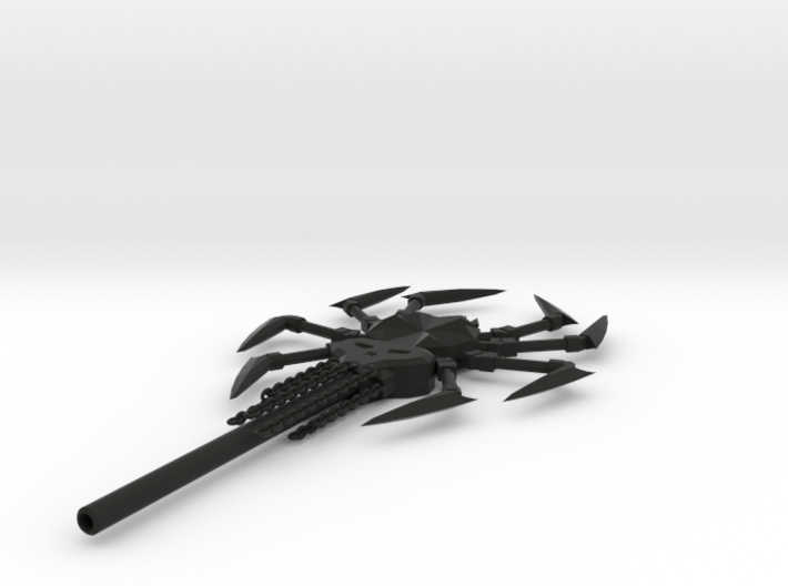 NeoSpyder Axe With Chains 3d printed