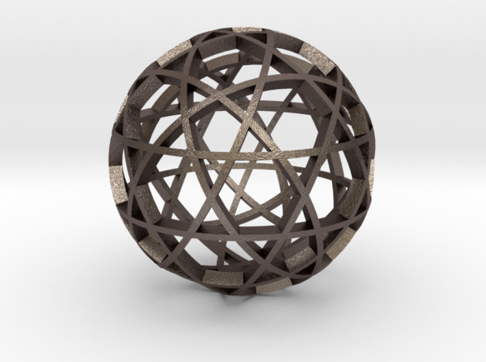 Dodecahedron Ball (narrow) 3d printed