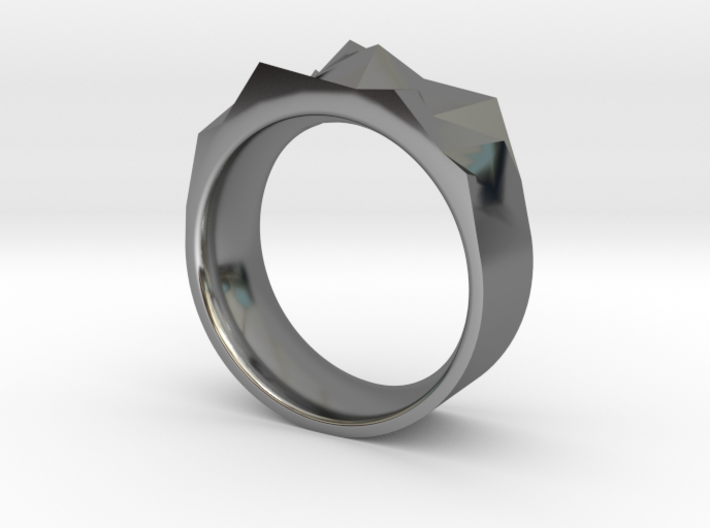 Triangulated Ring - 20mm 3d printed