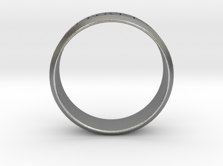 Ring Let Love Last Simple (size 6) 3d printed