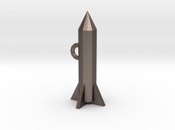 Rocket Pendant 3d printed