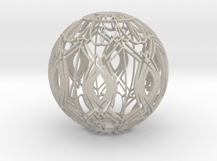 Lampshade (Designer Sphere 3 3mm Thick) 3d printed