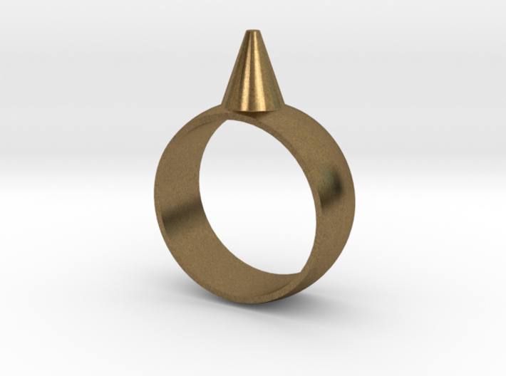 223-Designs Bullet Button Ring Size 7 3d printed