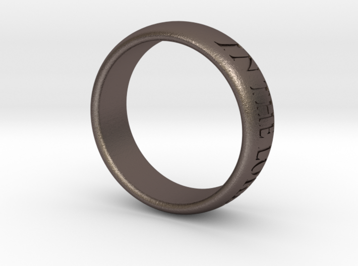 Trust in the Lord MkII - Ring 3d printed