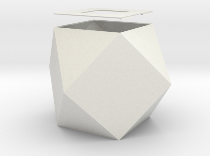 Truncated cube 3d printed