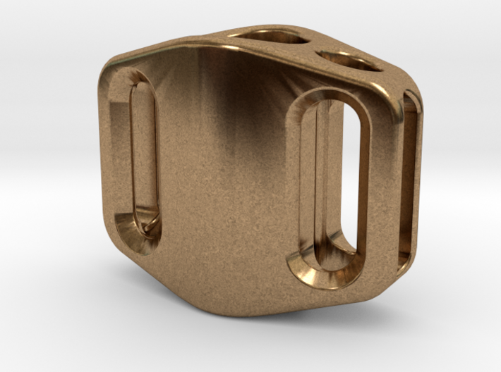 Pedal Bead Ver.2: Tritium (Silver/Brass/Plastic) 3d printed