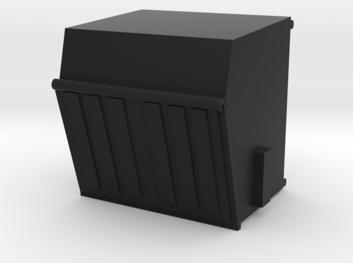 Dumpster 6 yd Capacity Slanted HO 1/87 Scale 3d printed
