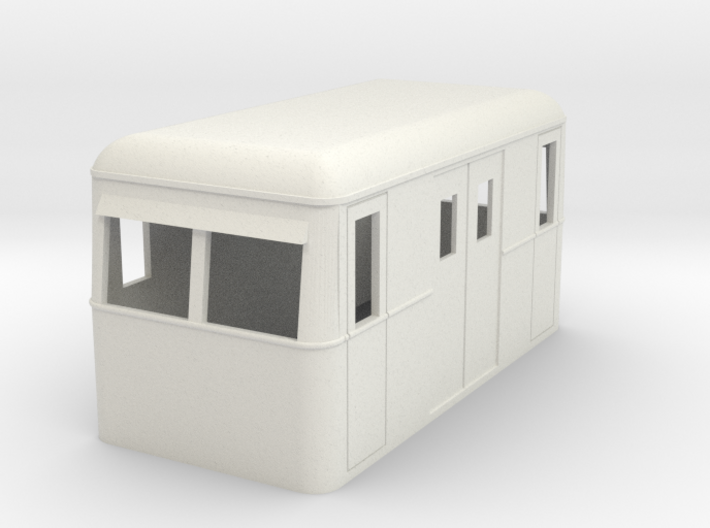 O9/On18 rail bus freight double end 3d printed