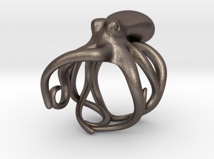 Octopus Ring 15mm 3d printed
