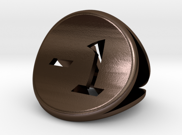 The Confused Coin 3d printed