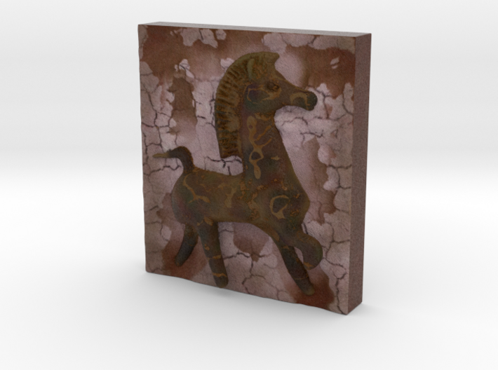 Bucephalus Horse Relief 3d printed