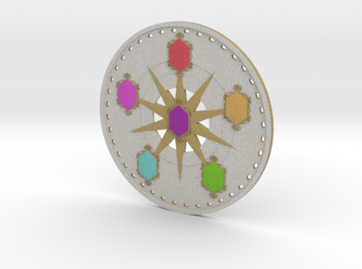 Elements of Harmony Challenge Coin 3d printed