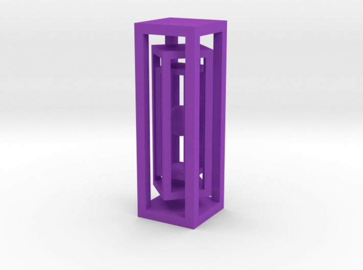 Ball in three cages 3d printed