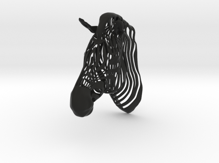 3D Printed Wired Life Zebra Trophy Head Wall 3d printed