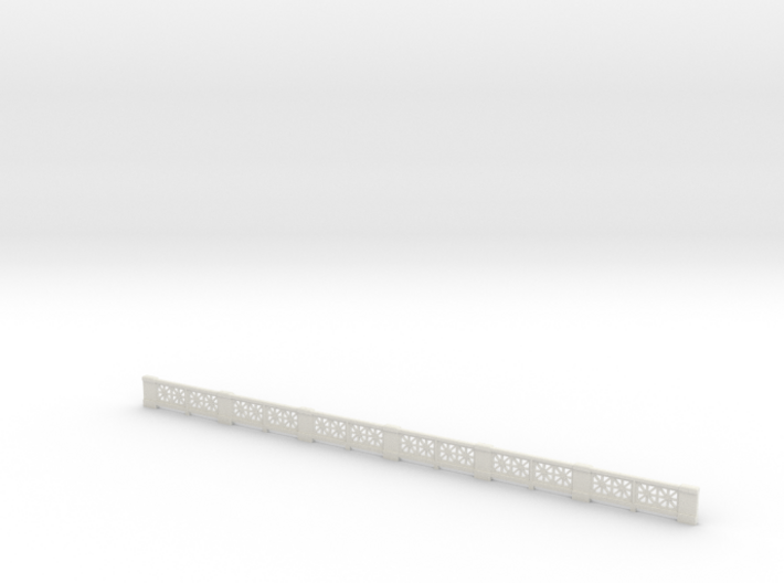 Small-star railing HO single 3d printed