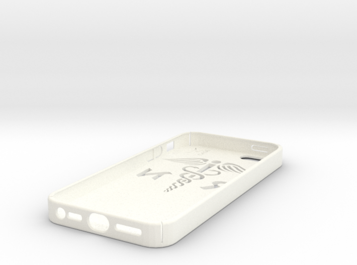 iPhone 5 case with the RN logo 3d printed
