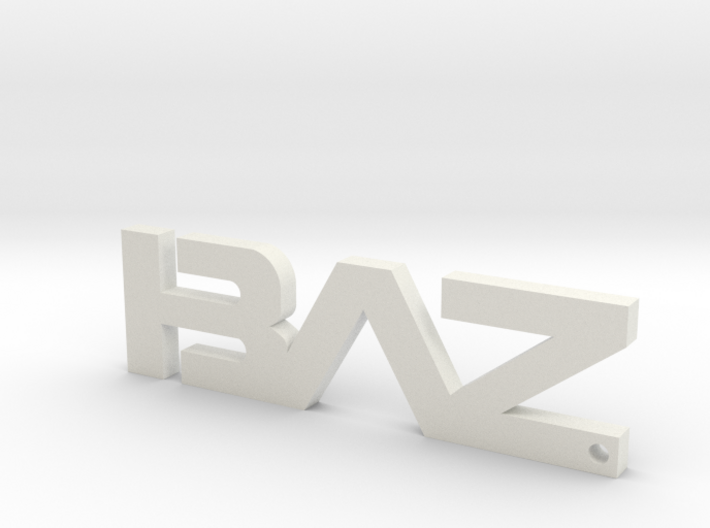 BAZ Keychain (Large) 3d printed