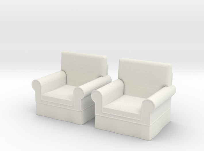 1:48 Modern Armchairs 3d printed 