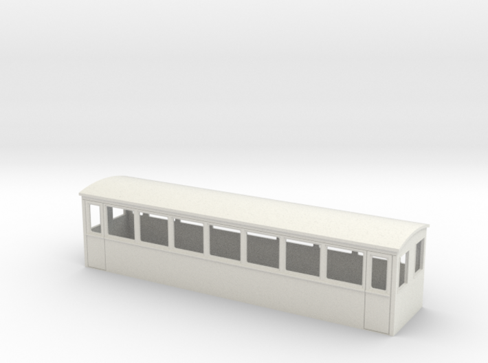 OO9 modernised tourist saloon coach body 3d printed