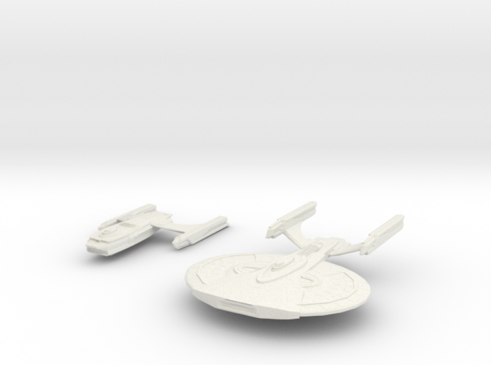 Archer Class Battleship In 2 parts 3d printed