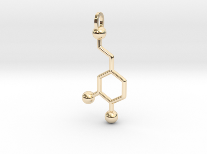 Dopamine Molecule 3d printed