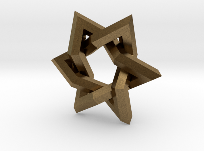 Star of David 3d printed