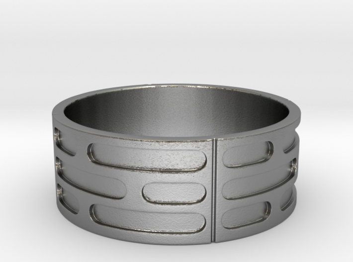 Imperial Wall Pattern Ring 3d printed