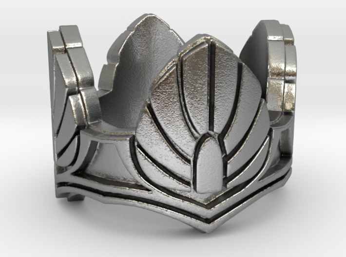 Gray Dawn Ring Size 10 - Higher Detail 3d printed