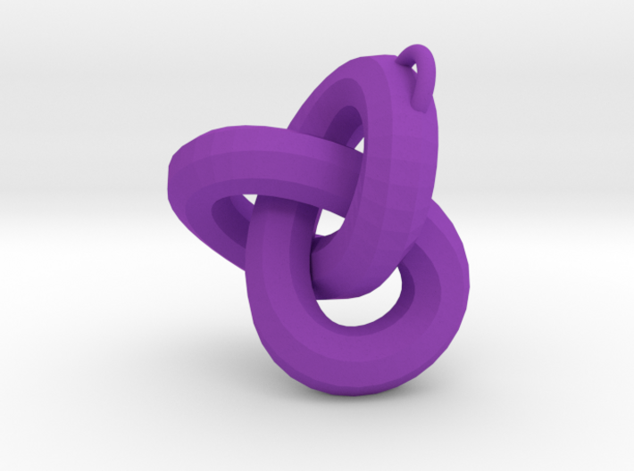 Neverending-knot-3cm pendant / earring / necklace 3d printed