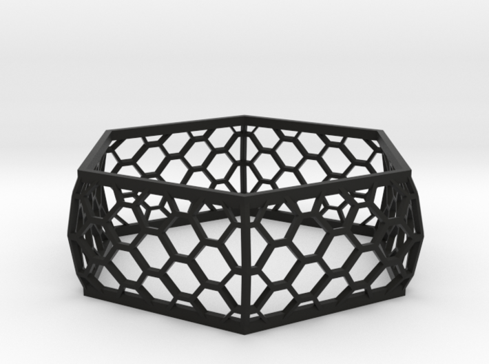 Hexagon Bracelet 3d printed