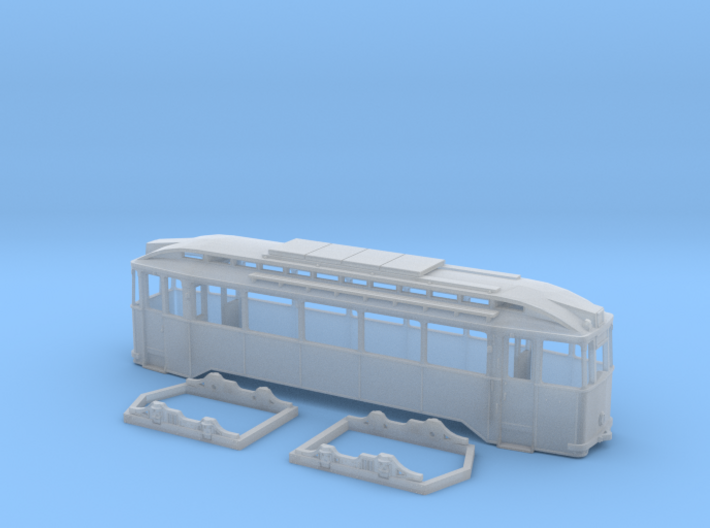 Tram Leipzig Typ24c Spur TT (1:120) 3d printed