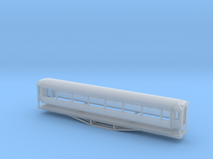 AO Carriage, New Zealand, (N Scale, 1:160) 3d printed