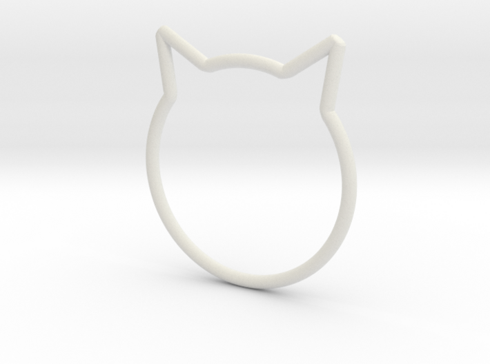 Cat Ear Ring &quot;Büsi&quot; 3d printed