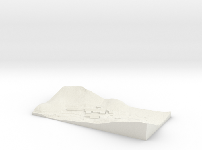 topographical overlay 3d printed