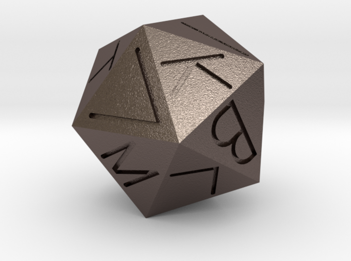Replica Egyptian 20-Sided Die 3d printed