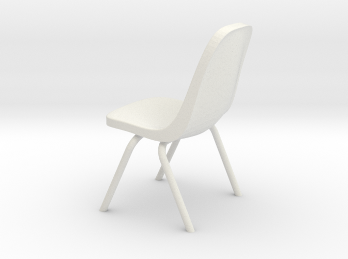 1:24 Plastic Scoop Chair (Not Full Size) 3d printed