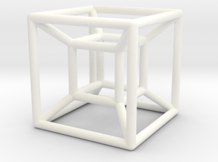 1&quot; Wireframe Hypercube 3d printed