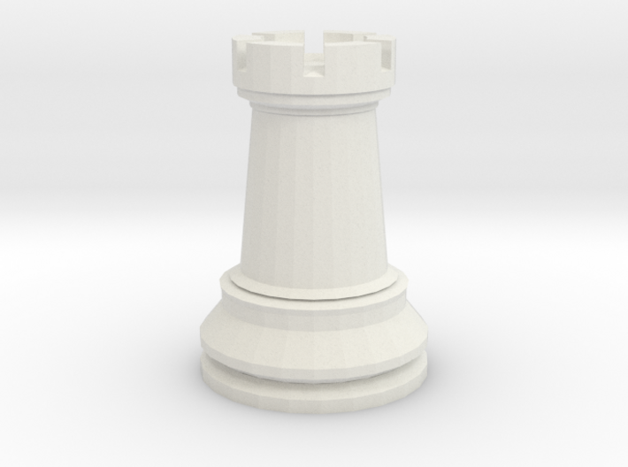 Large Staunton Rook Chesspiece 3d printed 